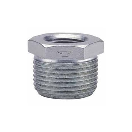 Anvil 1 x 3/4 Galvanized Malleable HeX Bushing, Lead Free, 150 PSI 0819906645